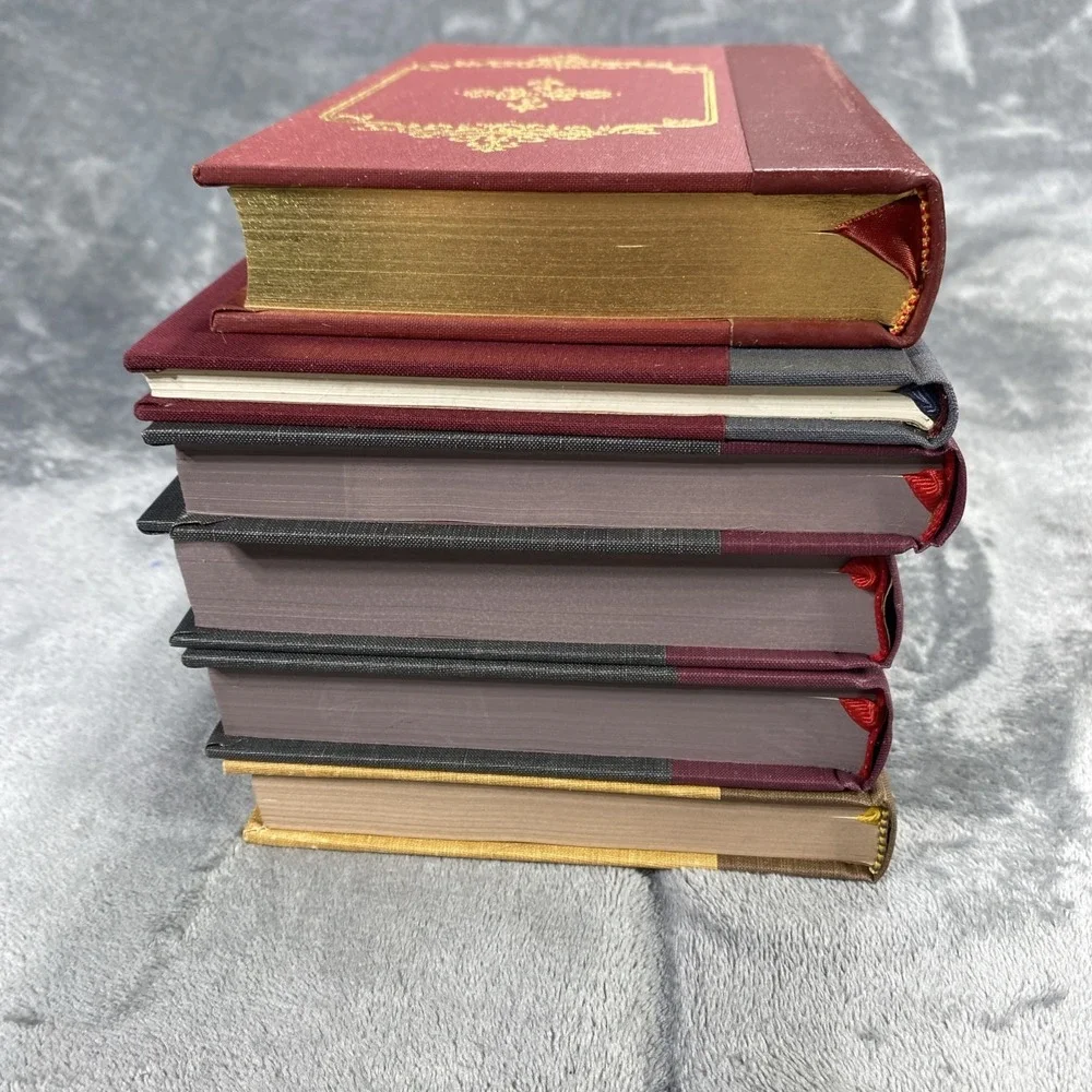 Edmund Burke Work Book Lot of 6 Legal Classics Library Leather Bind Liberty Fund